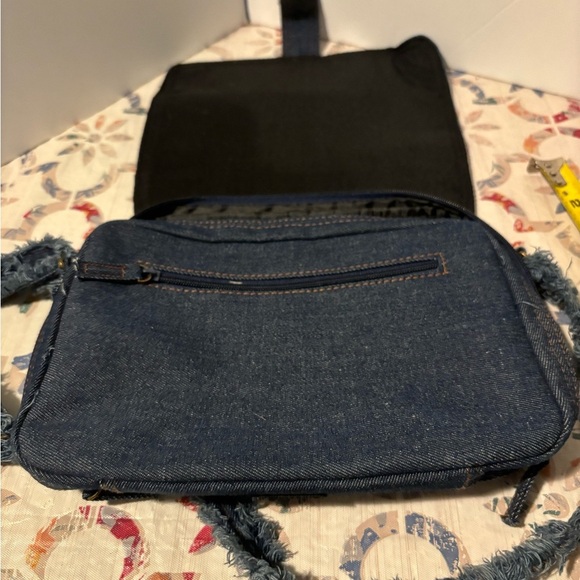 Blue Jean Denim Bible Bag From White Dove Designs Size L - Picture 3 of 8